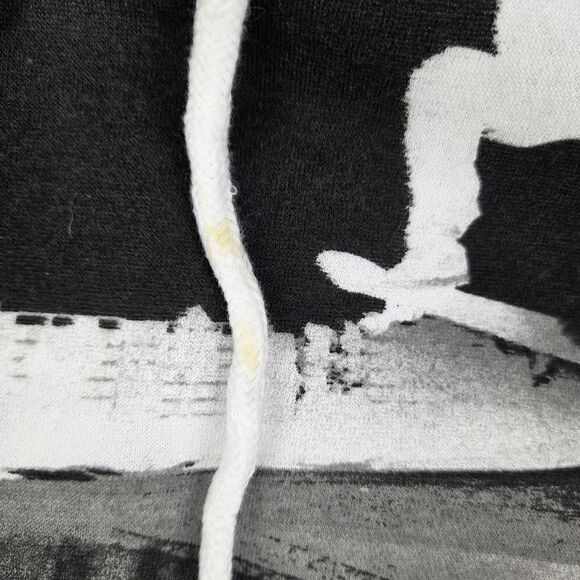 Forever 21 Mens L Graphic Hoodie NWT Photo Collage Streetwear Skater - Picture 2 of 10